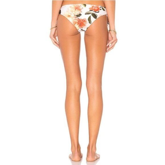 Tularosa Akello Peach Floral Bikini Bottom - Picture 3 of 5